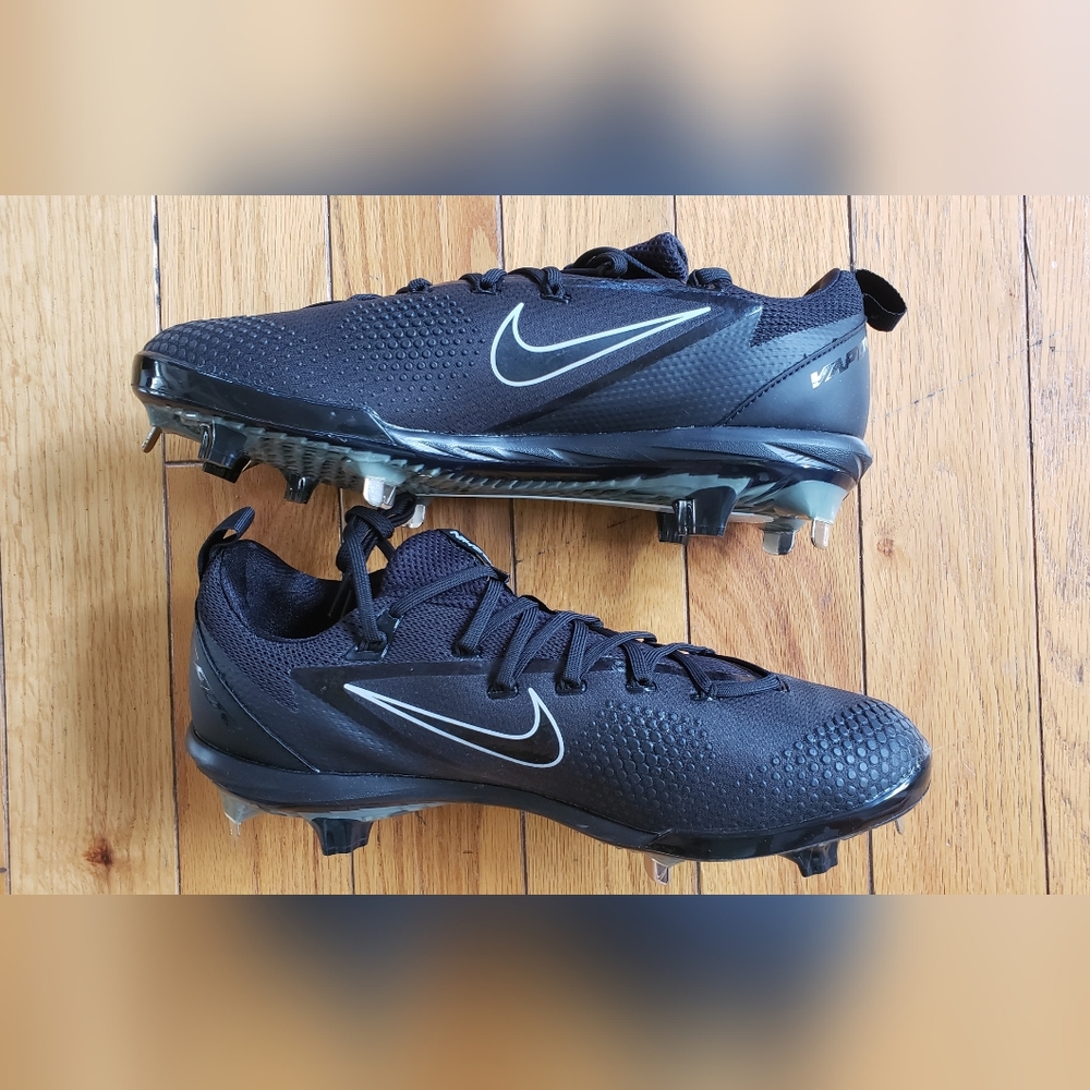 NEW Nike Lunar Vapor Ultra Fly Elite Metal Cleats [852686-002] Black Size 11.5